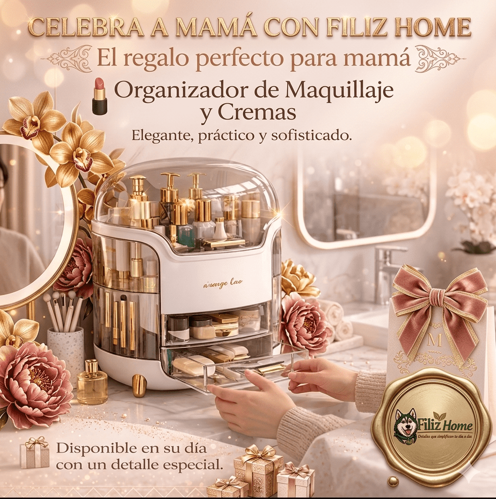 ORGANIZADOR DE MAQUILLAJE PARA MAMÁ