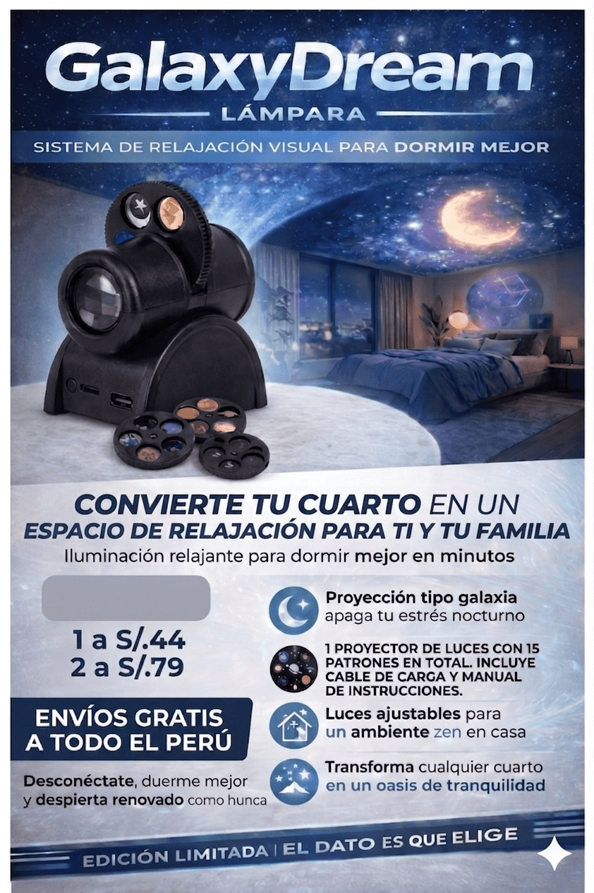 LAMPARA DE PROYECCIÓN "GALAXYDREAM"
